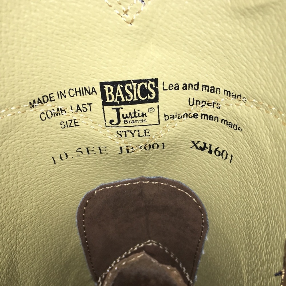 SOLD~ Justin Roper Boots - Picture 6 of 7